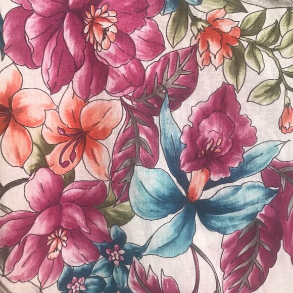 Bryn Walker lounge set women's L floral Linen Italian fabric US lagenlook gift - Picture 6 of 14